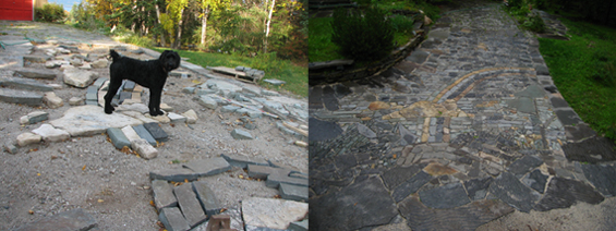 Before/After Driveway Installation